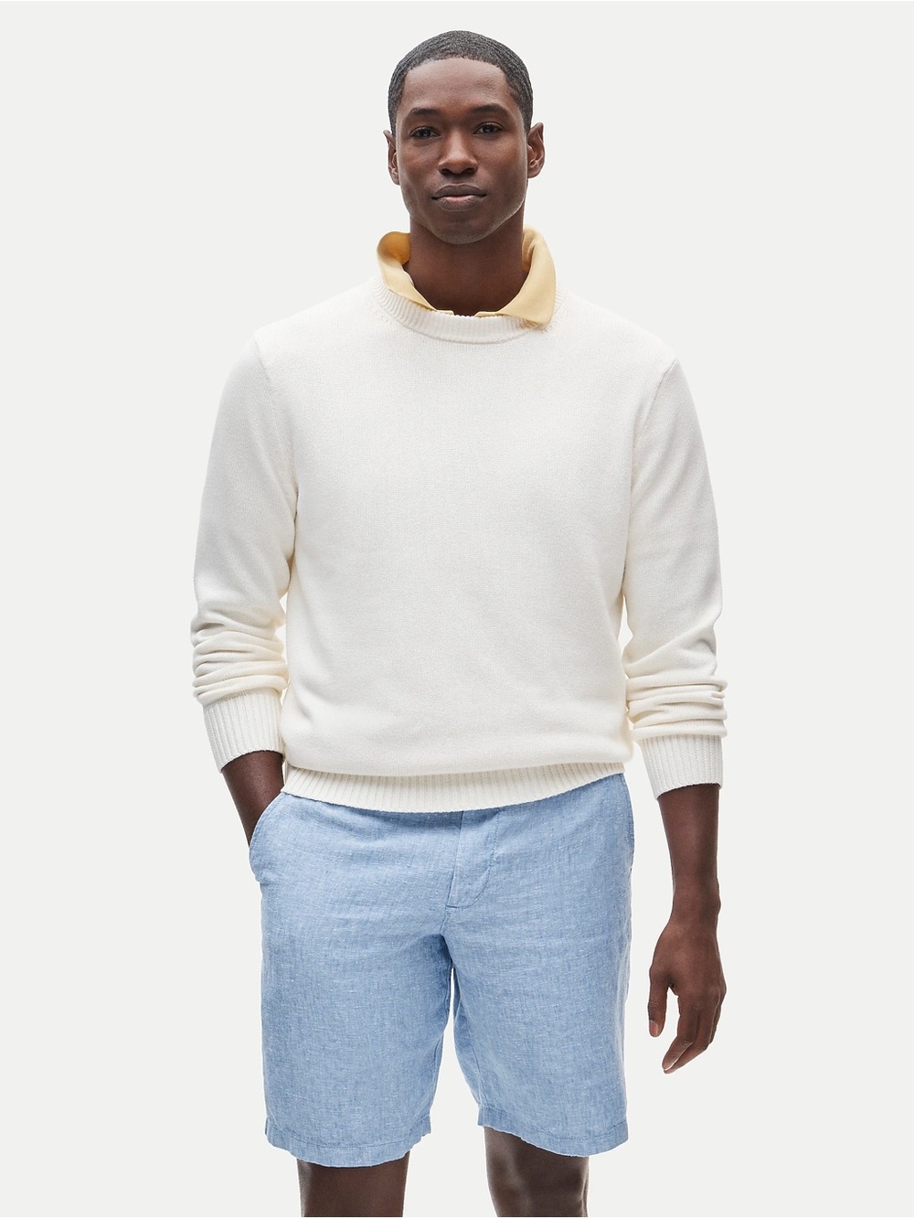 NWT J.Crew Heritage cotton crewneck sweater Size M